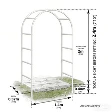 2.4 M Garden Arch Trellis