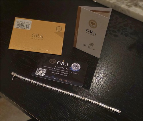 Diamond tennis - (moissanite),