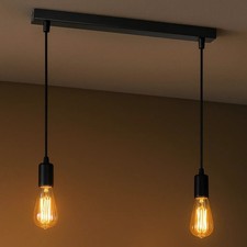 2Way Modern Ceiling Lights Vintage Industrial Pendant Light Hanging Retro Lamp