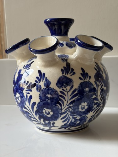 Delft blue handpainted arm - blue, 7