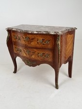 French Style Inlaid Two Drawer