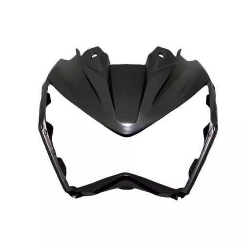 Matte black upper front nose - matte,