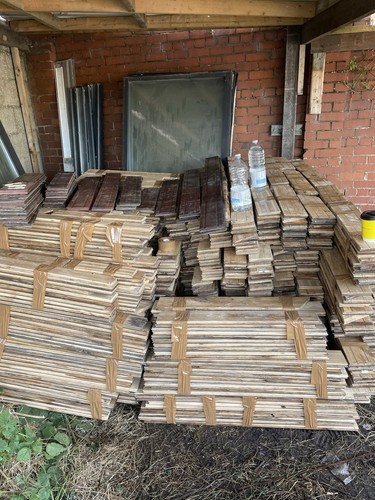 Reclaimed oak floorboards - oak,