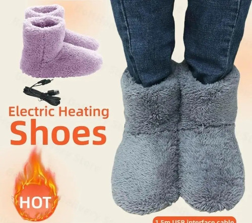 Rechargeable heated slippers - heated,
