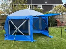 Gazebo Pop-Out 3.5m with sides, groundsheet, insect mesh - very easy to put up.