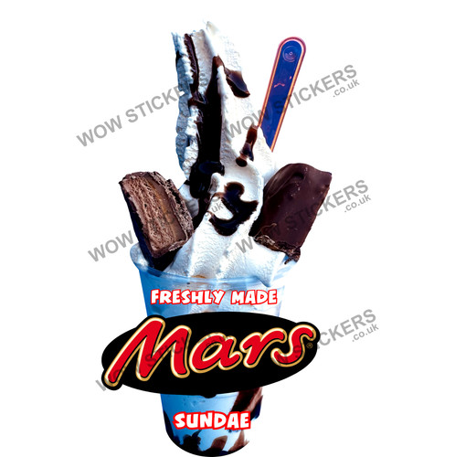 Ice cream van - , sticker