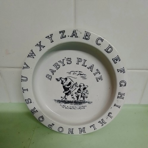 Babys plate abc swinnertons - plate,