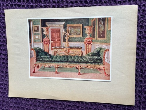 Vintage lithograph ornate - vintage, of