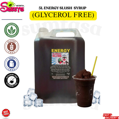 Slush puppie energy - slush, syrup