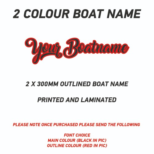 300mm outlined boat name - outlined,