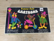 Fuzzy Felt cartoons vintage