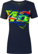 VR46 Women's Navy T-Shirt