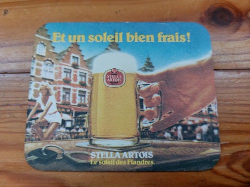 Stella artois beer mat - beer, mat.