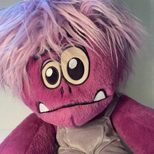 Rare Purple monster plush Grogg Beast Academy Buddies brand Stuffed animal pros