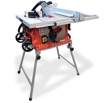 Table Saw 10” 254mm Portable Folding Stand 1800W 230V with Wheels Wood Cutting