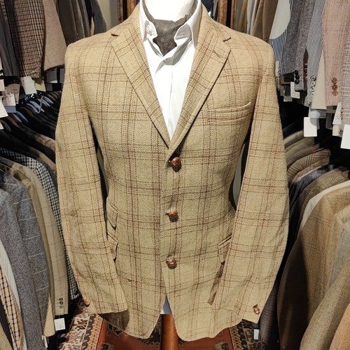 Vintage 38l 40l mens tweed - 38l,