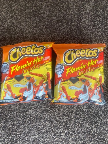 Flamin hot cheetos - flamin, crunchy