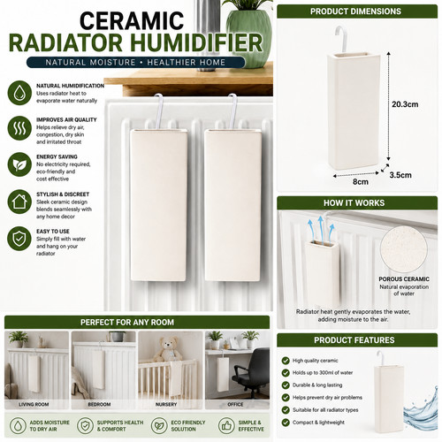 Ceramic moisture evaporator - ceramic,