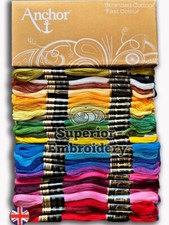 New 50 Anchor Cross Skeins