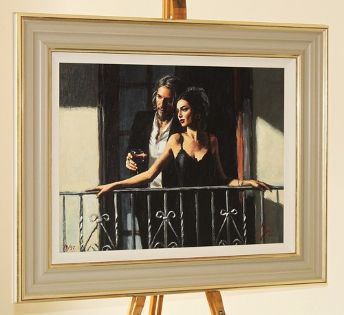 Fabian perez framed limited - perez,
