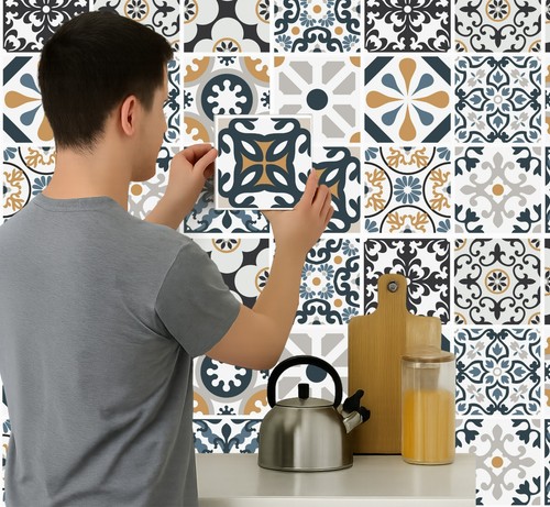 Tile stickers mosaic transfers - stickers,