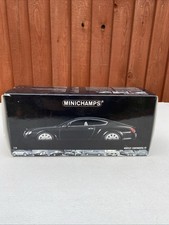 MINICHAMPS BLACK METALLIC BENTLEY CONTINENTAL GT 1:18 SCALE 100 139020 BOXED