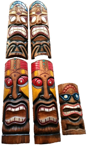 Tiki masks condition - tiki,