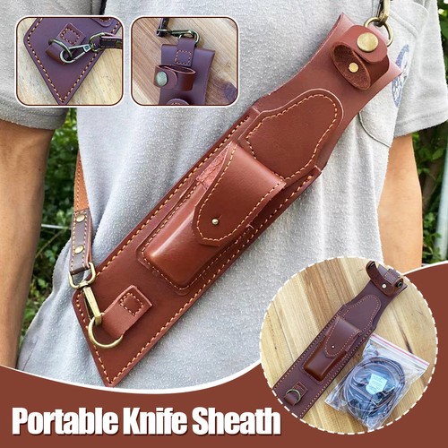 Portable knife sheath for - knife,