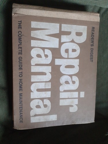 Readers digest repair - readers, manual