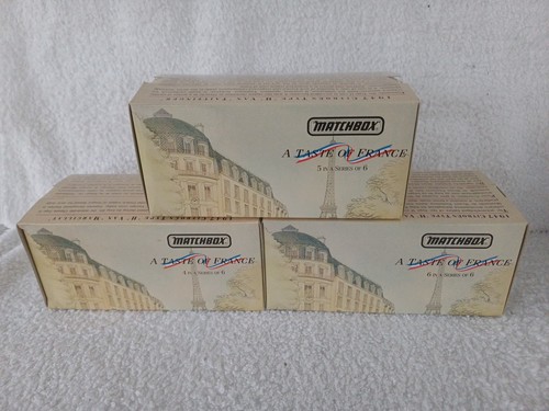Matchbox taste france x 3 - matchbox,
