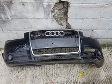 AUDI A4 B7 S-LINE 2004-2008 SALOON FRONT BUMPER BLACK