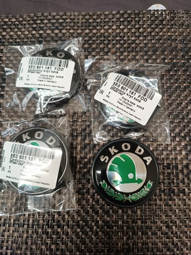 Genuine skodas alloy wheel hub - genuine,