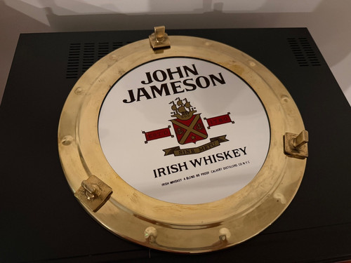 John jameson whiskey brass - jameson,