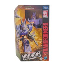 Transformers War for Cybertron Kingdom Cyclonus Voyager Class Action Figure H...
