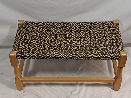 Vintage brown cream rattan - vintage,