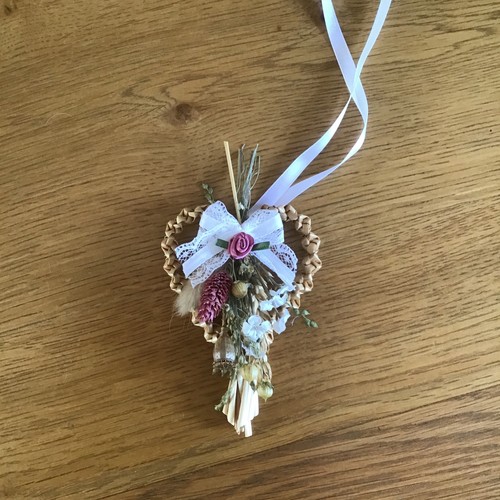 Handmade wedding favour heart - wedding,