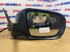 SUBARU LEGACY V BM DRIVER SIDE RIGHT BLUE Wing Mirror VC02015 E130671