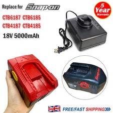 for Snap on Battery 18V Li-Ion 5.0Ah CTB6187 CTB4185 CTB4187 CTB6185 CT6850 NEW