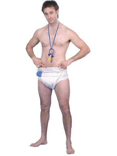 Big baby adult nappy - adult,