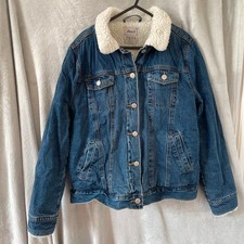 Denim Co Blue Ladies Sherpa