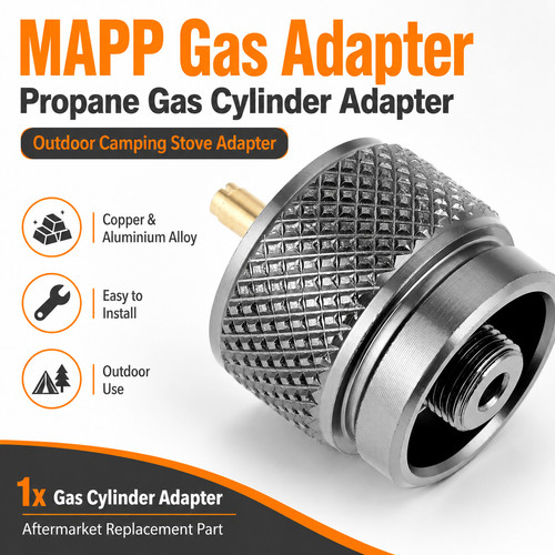 Gas tank adaptor for mapp - gas,