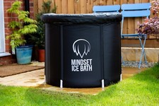 Large ICE BATH, Outdoor Tub - 300L (fits 6ft3!) Includes Cover + Thermometer