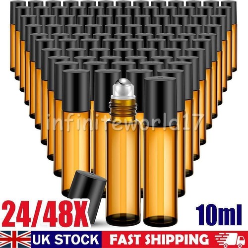 48pcs amber roll glass - roll, on