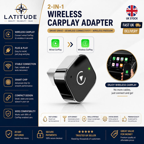 Wireless carplay android auto - android,