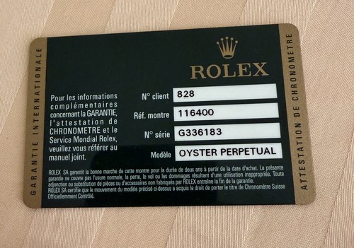 Authentic rolex 116400 - authentic,