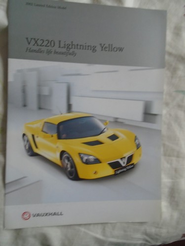 Vauxhall vx220 lightning - vauxhall,