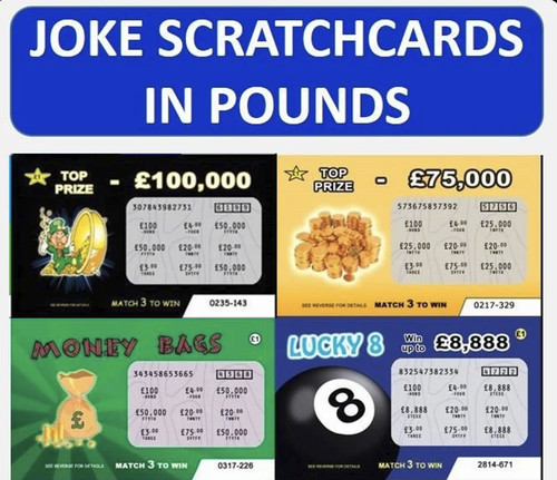 Joke prank lottery scratch - prank,