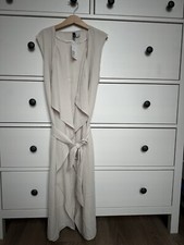 H&M Women Beige Long Flowing