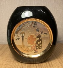 The Art Of Chokin Black Vase