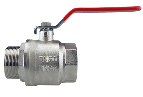Brass nickel plated ball valve - nickel,